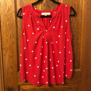 Polka dot, LOFT blouse!!!